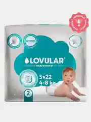 Подгузники LOVULAR HOT WIND стерильные, S, 22 штуки