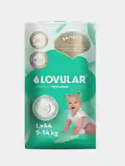 Трусики-подгузники LOVULAR Hot Wind Bamboo Powder, L, 9-14 кг, 44 штуки
