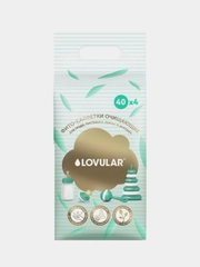 Фито-салфетки влажные LOVULAR, 4 х 40 штук