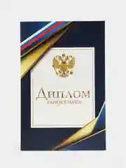 Темно-синий диплом выпускника школы/выпускник сада/выпуск 2024