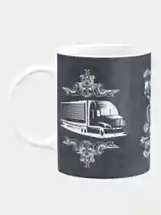 Кружка керамическая Лучшему дальнобойщику