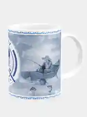 Кружка керамическая Лучшему рыбаку