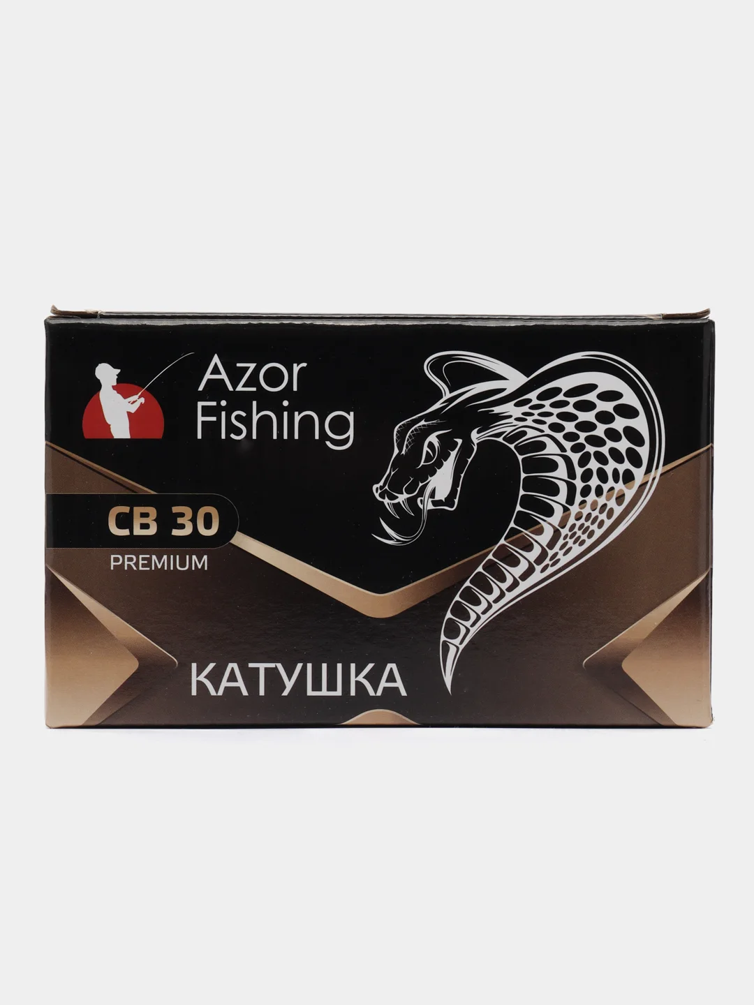 Azor Fishing катушка с задним фрикционом СB-30 Премиум, 4 п.п, металл. шпуля