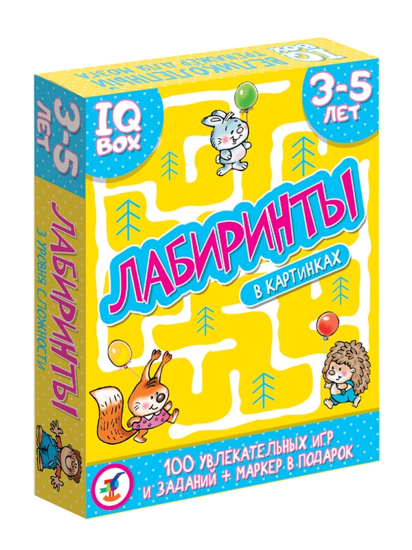 IQ Box "Лабиринты", 3-5 лет, Дрофа - Медиа