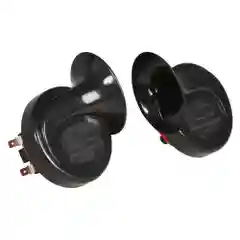 Сигнал звуковой рупорный 90мм 410/510Гц 118дБ 12В LOW/HIGH, кмпл. 2 шт. AHR-12R-02