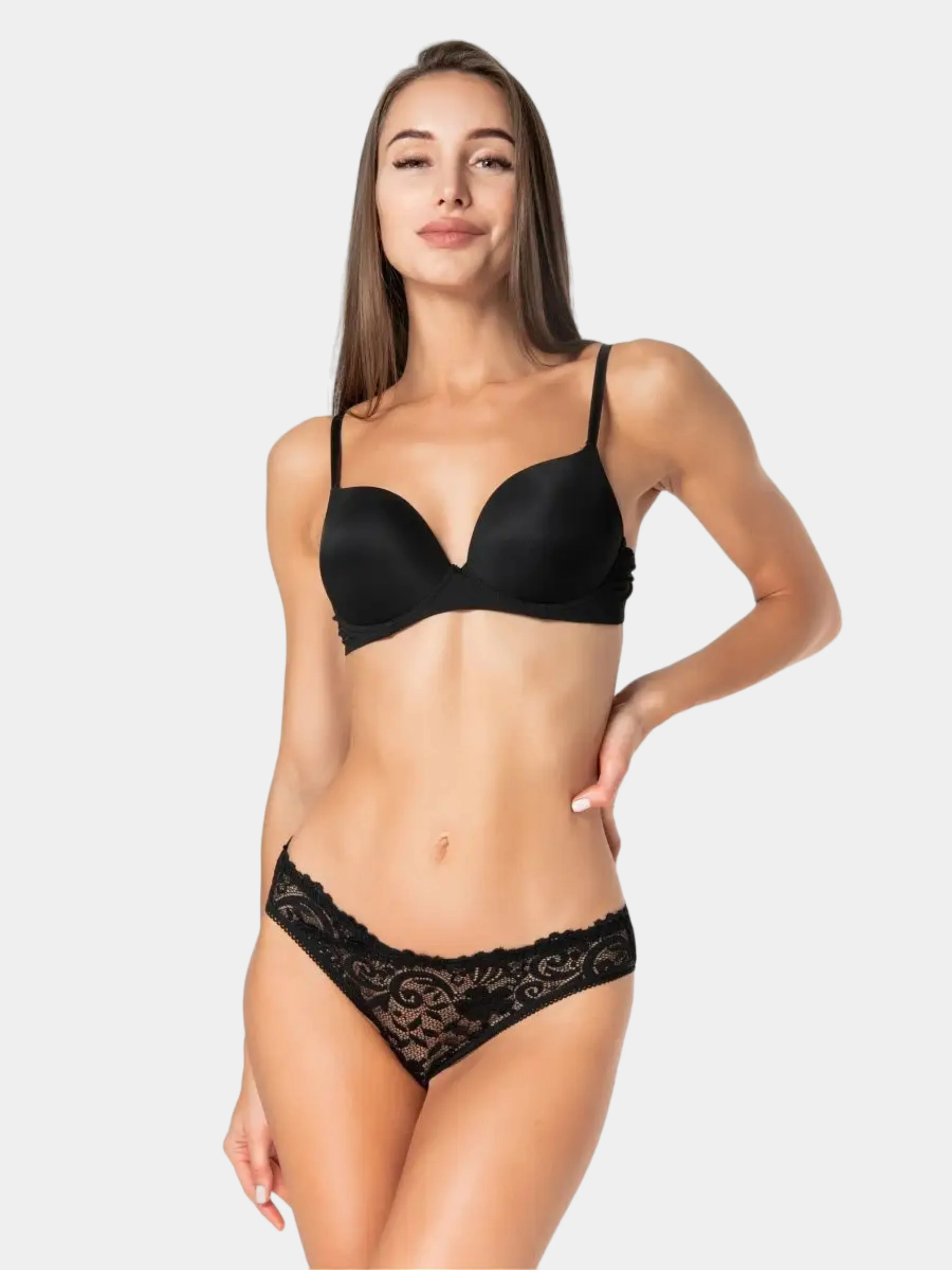 Черный трусики мини-бикини Vis-A-Vis Ds1083