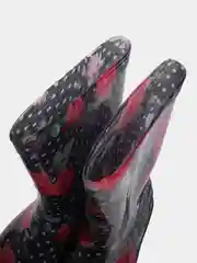 Черный сапоги женские резиновые цветные