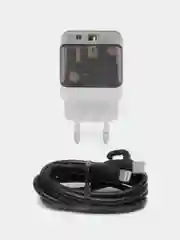 Сетевое зарядное устройство для iPhone Type-c BA80A PD 20W + QC3.0 (прозрачный)
