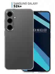 Чехол для Samsung Galaxy S24 Ultra S24 Plus S24 A55 A35 5G силиконовый ROSCO, защита камер