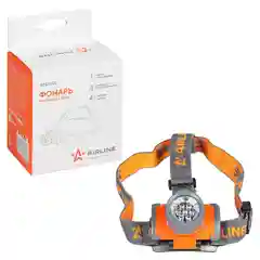 Фонарь налобный на батарейках LEDx7 AEBK002