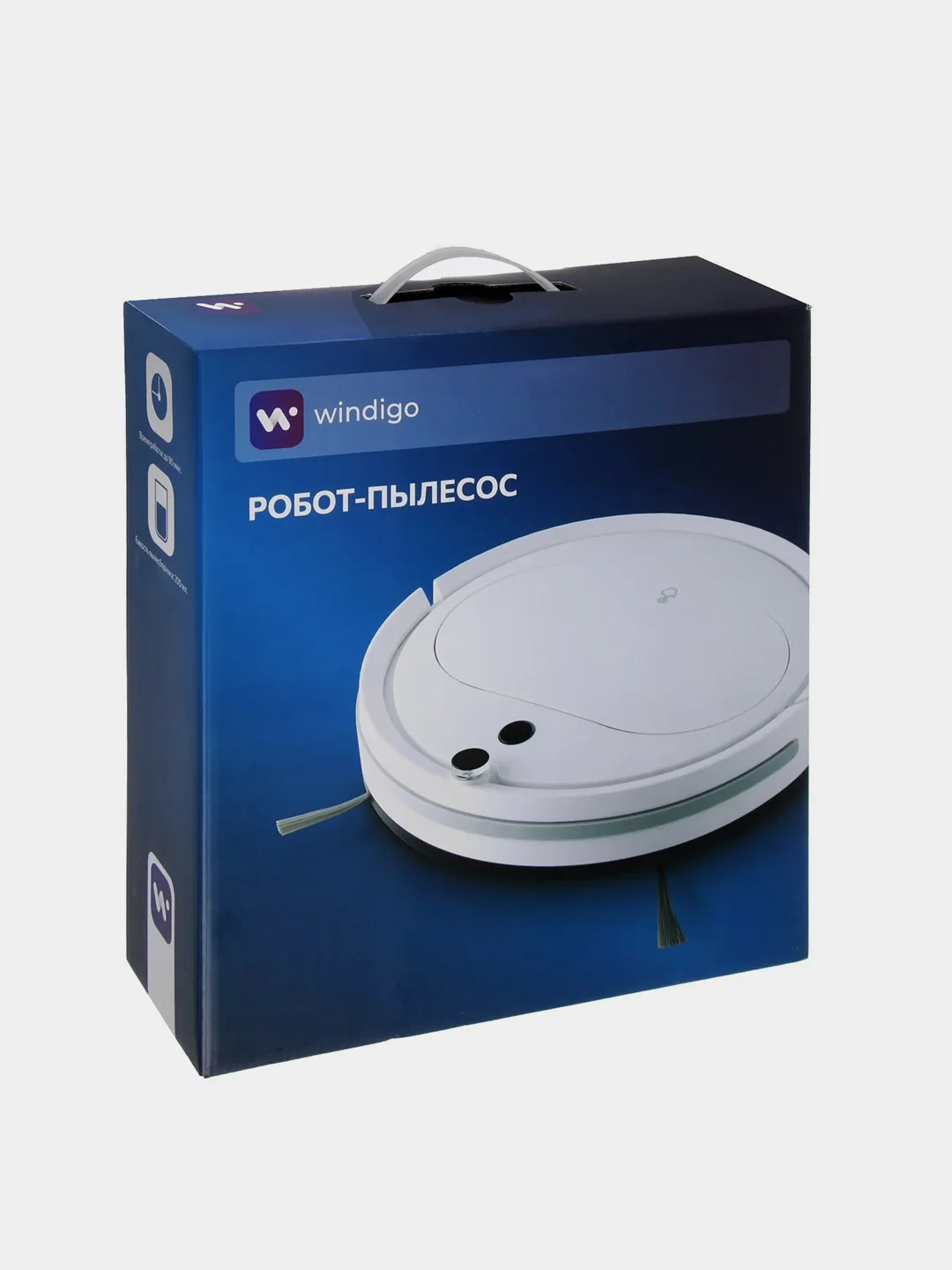 Робот-пылесос Windigo WRV-501, 18 Вт, сухая уборка, 0.2 л, белый