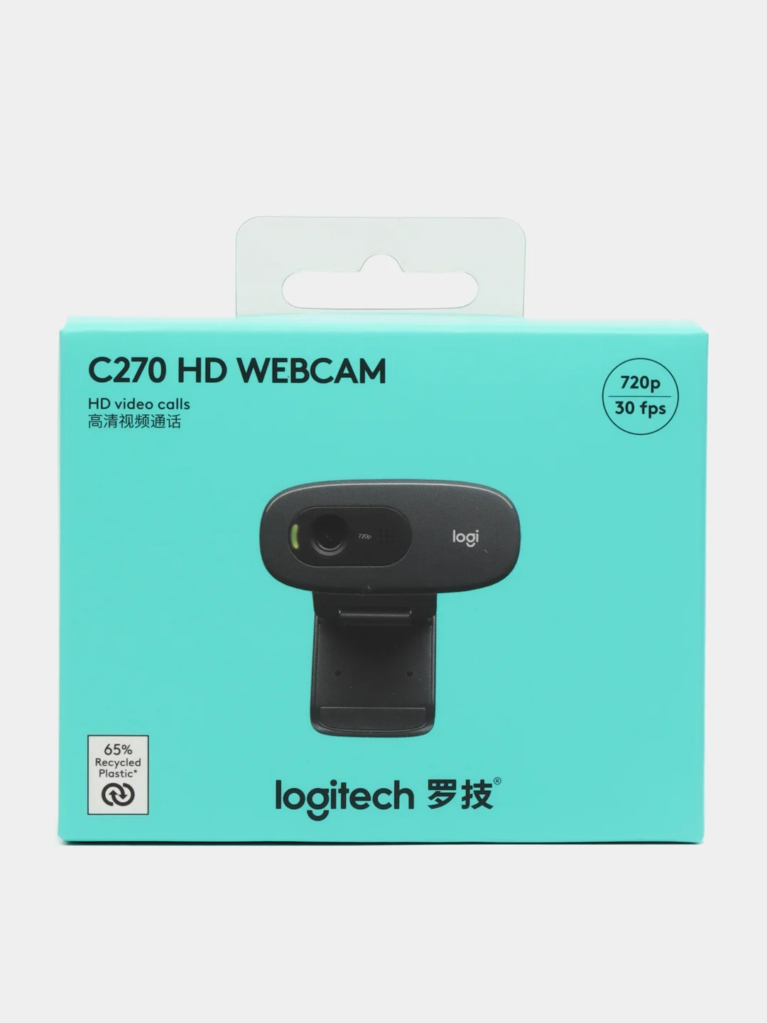 Веб-камера Logitech HD Webcam C270 черный USB 2.0 мини для компьютера и ноутбука