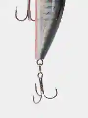 Серебряный воблер приманка класса MINNOW 7 см 8,5 г