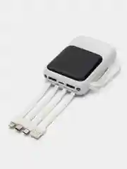 Белый mini Power Bank с высокой ёмкостью, 20000mAh, портативное питание, с быстрой зарядкой