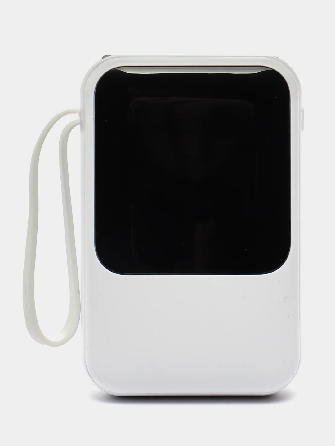Белый mini Power Bank с высокой ёмкостью, 20000mAh, портативное питание, с быстрой зарядкой