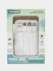 Белый mini Power Bank с высокой ёмкостью, 20000mAh, портативное питание, с быстрой зарядкой