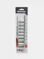 ЕРМАК Набор головок, 8 предм., "TORX" 1/2" E10-E11-E12-E14-E16-E18-E20-E24