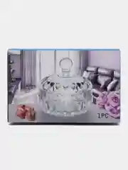 Сахарница стекло, 10.7х10.7 см, Лотос Мед, Y4-5380