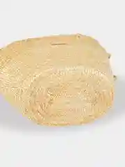 Песочный хаки сумка женская соломенная пляжная на плечо