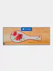 Подставка для ложки, доломит, фигурная, 24.7х9 см, Daniks, Алый мак