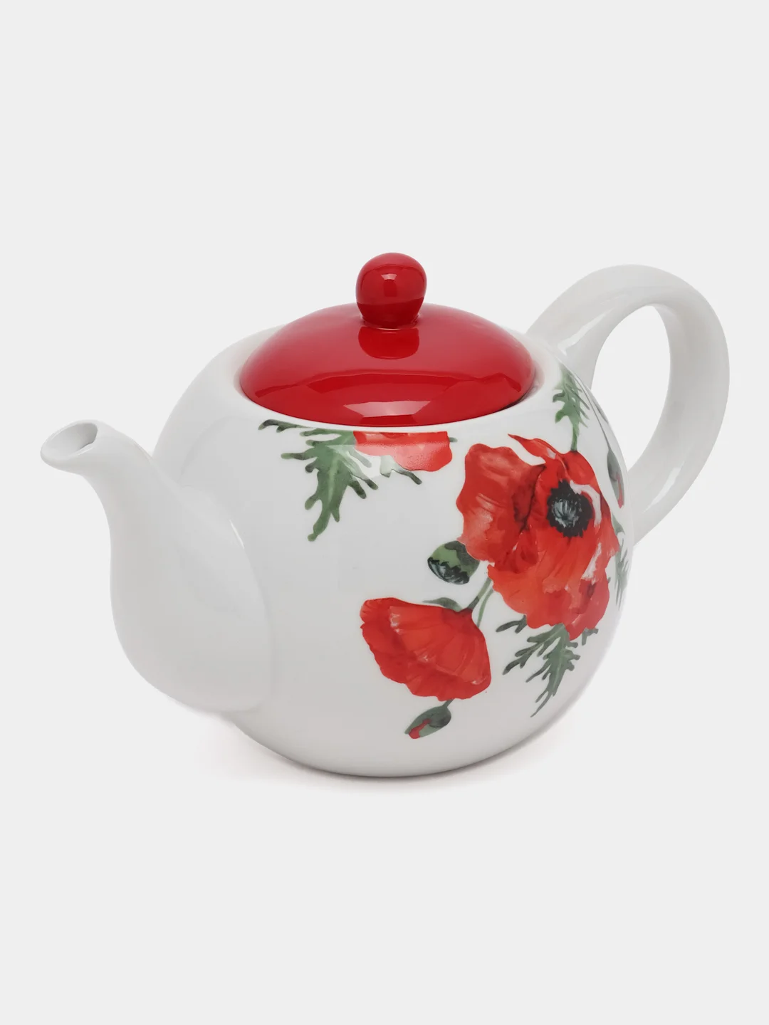 Чайник заварочный доломит, 0.95 л, Daniks, Алый мак
