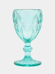 Бокал для вина, 250 мл, стекло, Бирюзовый, Y115-3