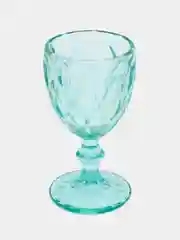 Бокал для вина, 250 мл, стекло, Бирюзовый, Y115-3