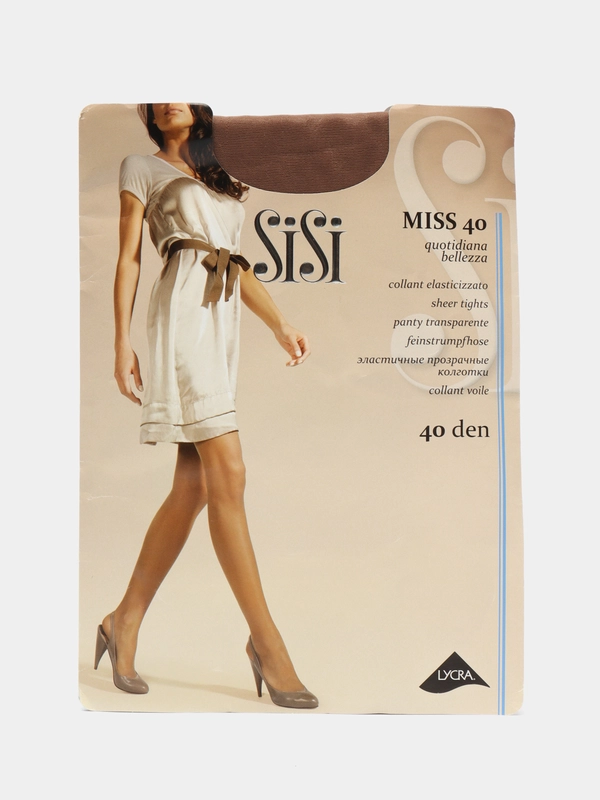 Капроновые прозрачные колготки Sisi Miss, 40 den