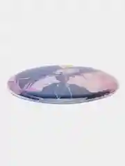 Голубой 3d Стикеры на гаджеты, 4шт