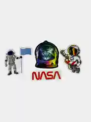 Стикеры наклейки "Космос NASA", 100 шт