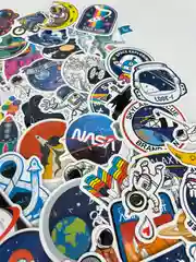 Стикеры наклейки "Космос NASA", 100 шт