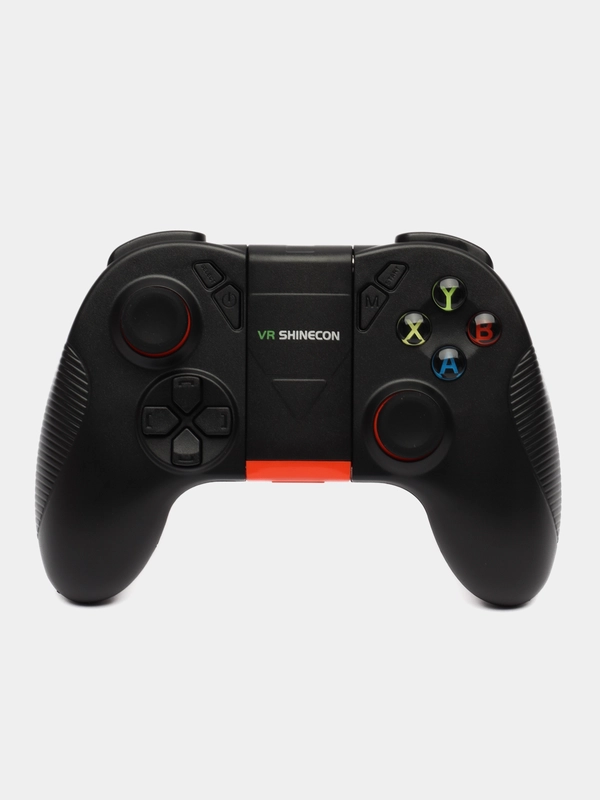 Беспроводной игровой геймпад с держателем для смартфона Shinecon QH-S01 Bluetooth Gamepad