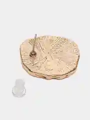 Золотой серьги объемные, серьги женские на новый год