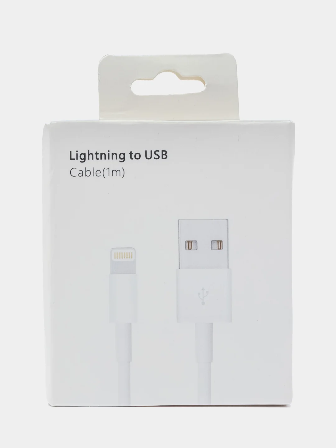 Кабель зарядный 1метр для iPhone, USB - Lightning