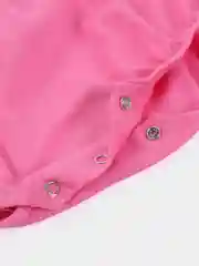 Розовый комплект для новорожденных Бактра для девочек футболка, песочник - ромпер, рост 74-86 см
