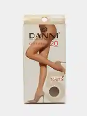 Светло-коричневый колготки женские DANNI Optima 20 den, 5 пар