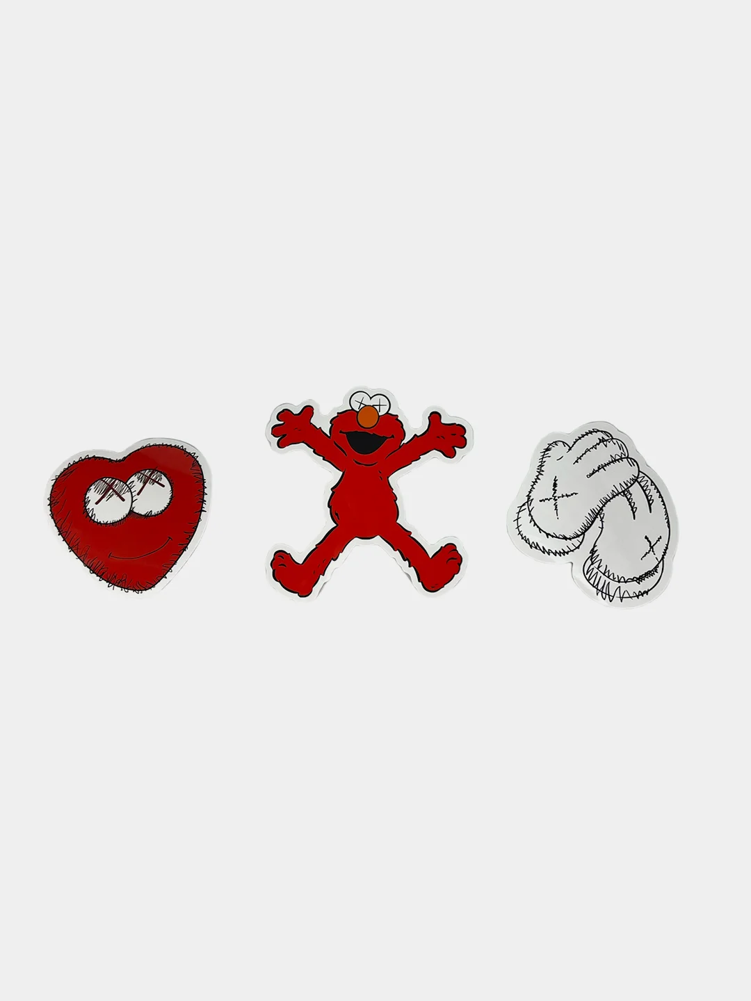 Стикеры наклейки "KAWS", 23 штуки