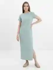 Мятный платье летнее удлинённое, 4 цвета