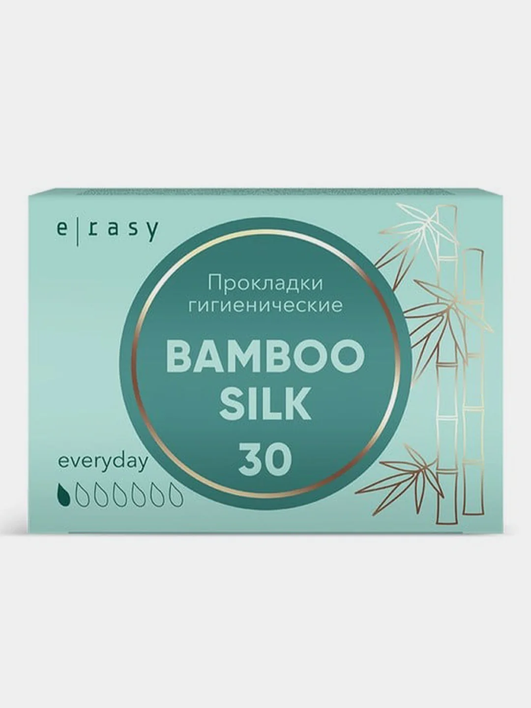 Прокладки E-RASY BAMBOO SILK Everyday, 30 штук