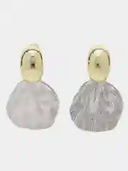 Женские серьги в виде ракушки