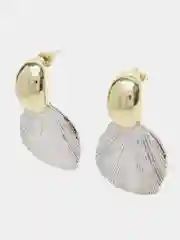 Женские серьги в виде ракушки