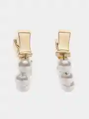 Серьги кольца жемчужные