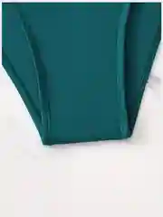 Бирюзовый купальник раздельный, тройка, купальник женский