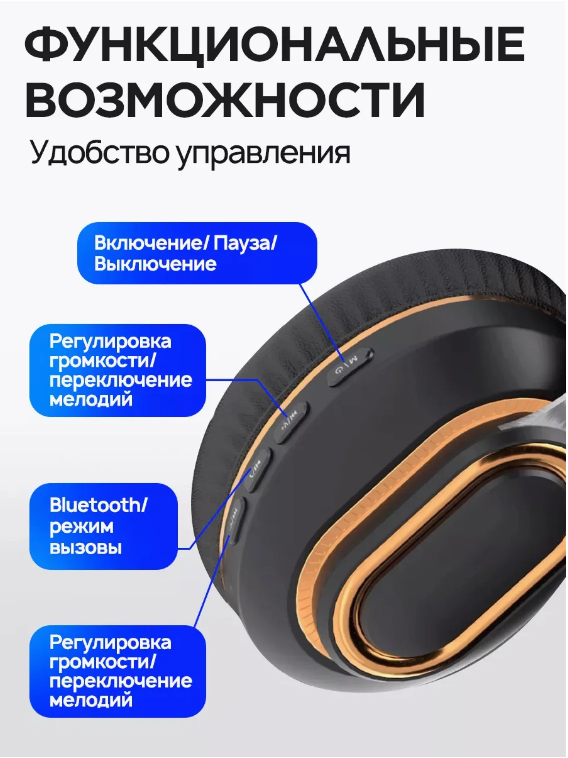 Зелёный хаки беспроводные полноразмерные наушники H7 Max, с Bluetooth, AUX и MicroSD, с микрофоном