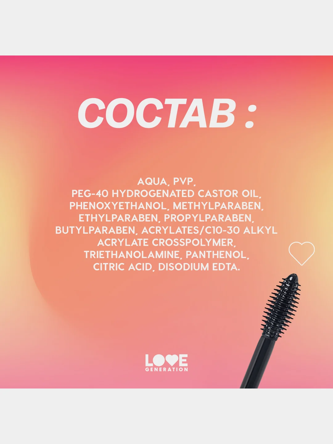 Гель для бровей Love Generation Brow Glue сильная фиксация, прозрачный, 6 мл
