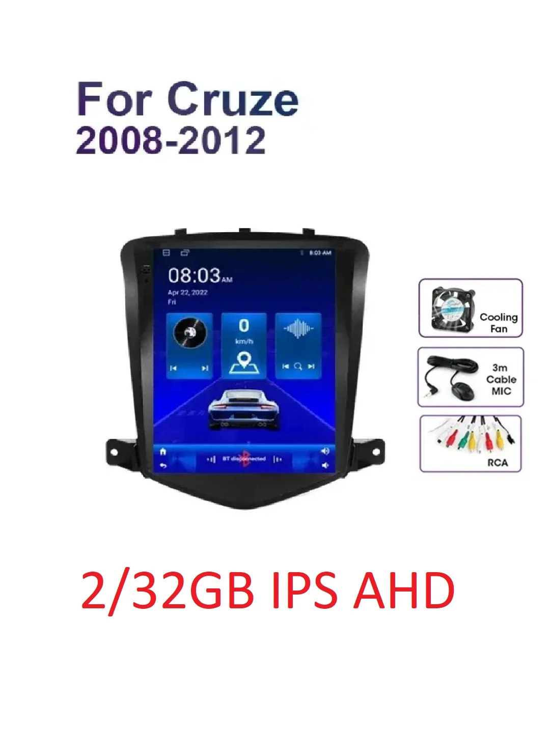 Магнитола андроид Шевроле Круз 2/32Гб тесла / android Chevrolet Cruze 2/32 Gb tesla