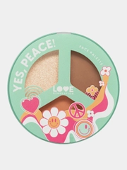 Палетка для лица Love Generation "Yes, Peace!", тон 03, шелковистая текстура, 9,6 г