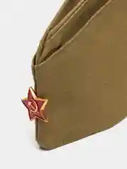 Пилотка военная на 9 мая, солдатская пилотка с красной звездой