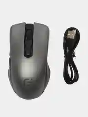 Серый беспроводная игровая бесшумная мышь с RGB-подсветкой / двойной режим- USB 2.4G + Bluetooth
