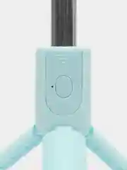 Голубой монопод и штатив для селфи с Bluetooth пультом / Селфи палка с триподом